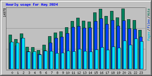 Hourly usage for May 2024